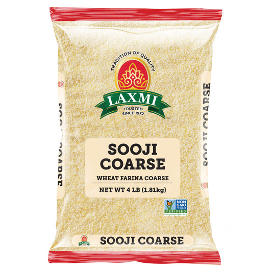 Laxmi Sooji Coarse - 4 Lb (1.81 Kg)