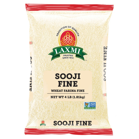 Laxmi Sooji Fine - 4 Lb (1.81 Kg)