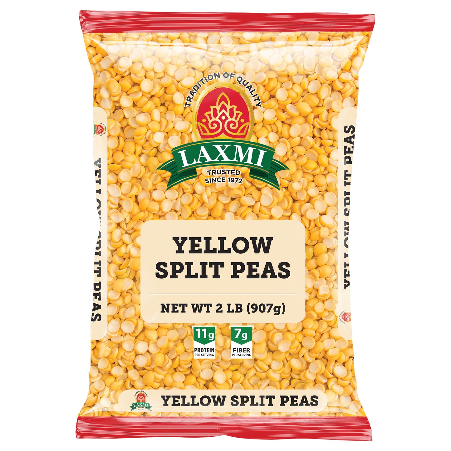 Laxmi Yellow Split Peas - 2 Lb (907 Gm)