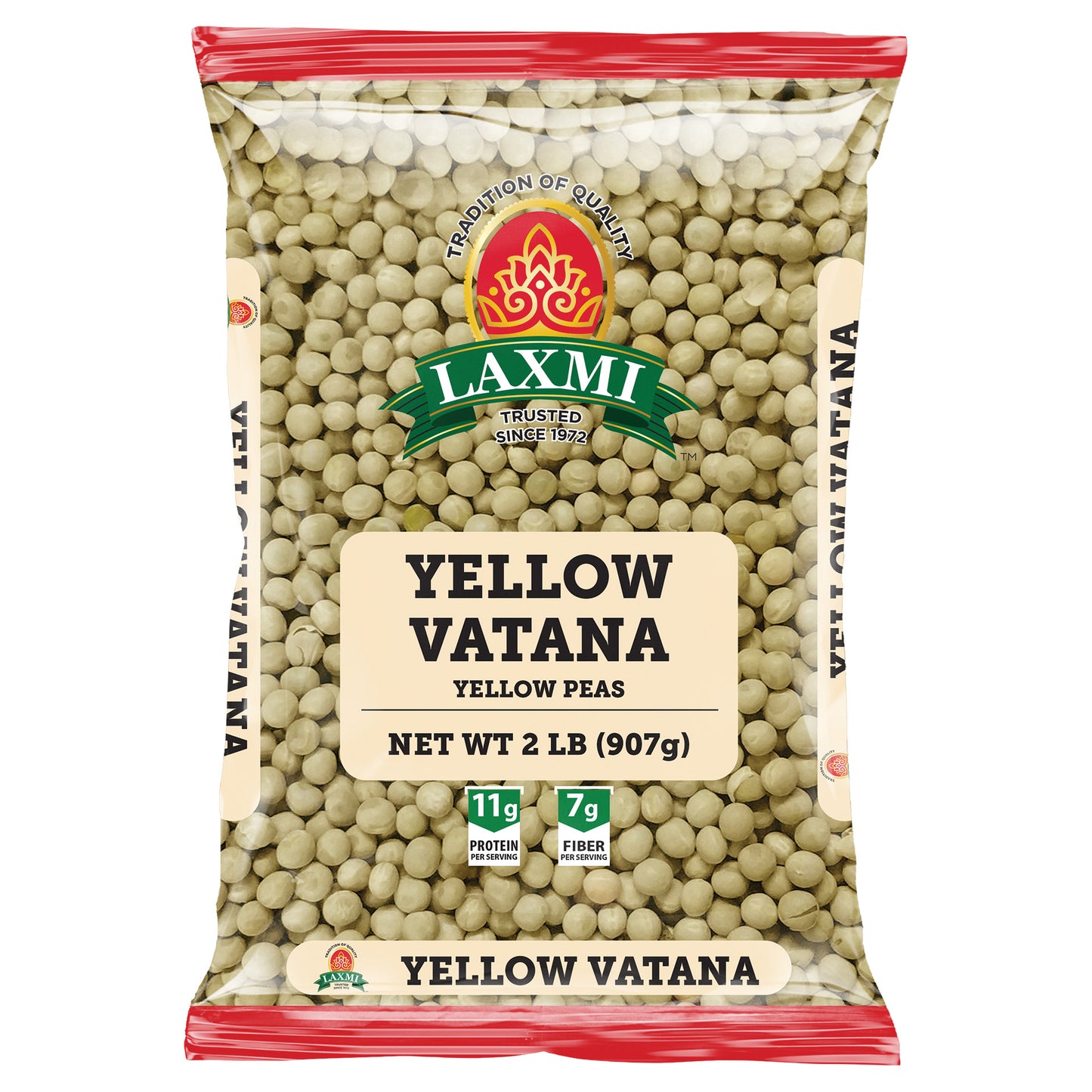 Laxmi Yellow Vatana - 2 Lb (907 Gm)