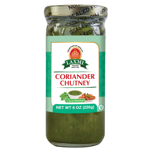 Laxmi Coriander Chutney - 8 Oz (226 Gm)