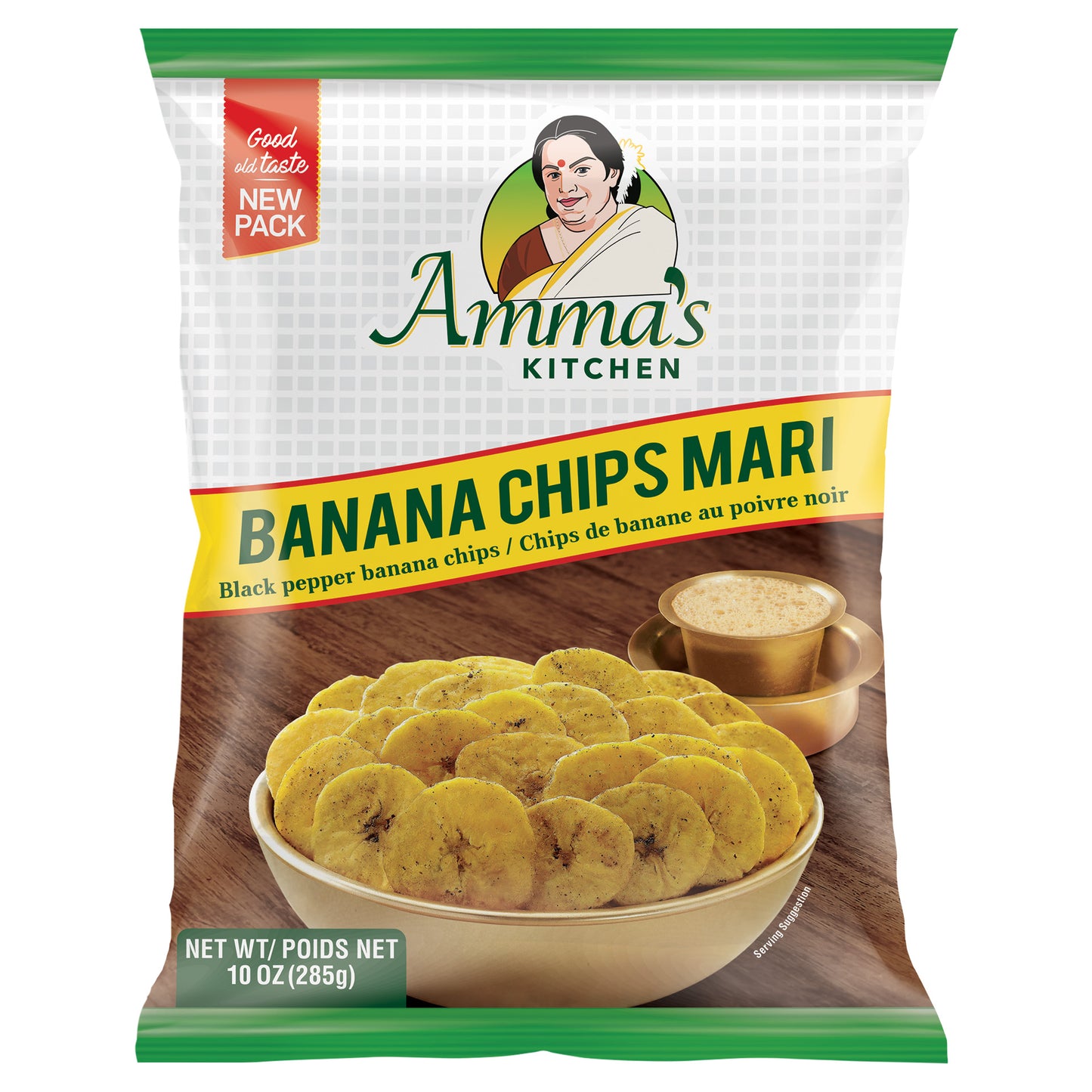 Amma's Kitchen Banana Chips Mari - 10 Oz (285 Gm)