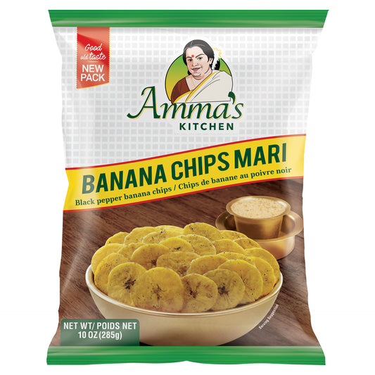 Amma's Kitchen Banana Chips Mari - 10 Oz (285 Gm)