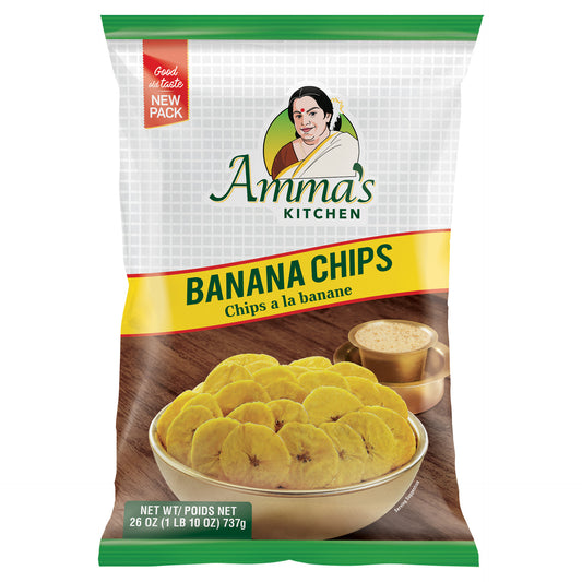 Amma's Kitchen Banana Chips - 26 Oz (737 Gm)