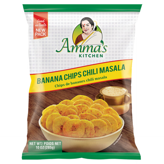 Amma's Kitchen Banana Chips Chilli Masala - 285 Gm (10 Oz)