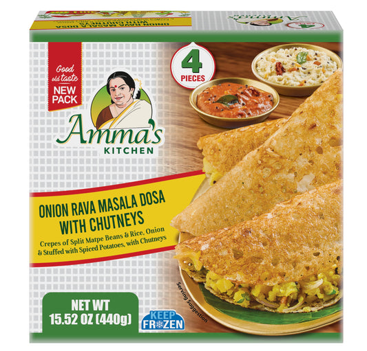 Amma's Onion Rawa Dosa w/ Chutney- 440 Gm