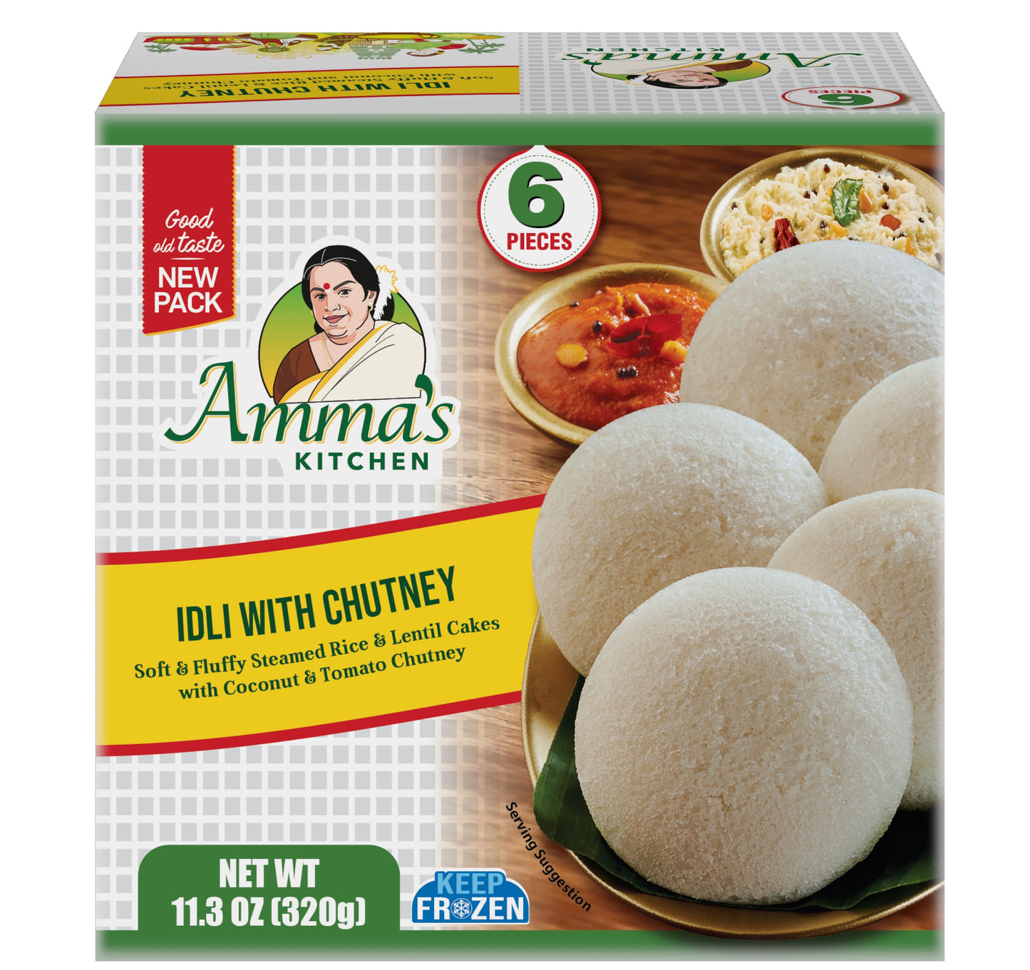 Amma's Kitchen Idli with Chutney - 320 Gm