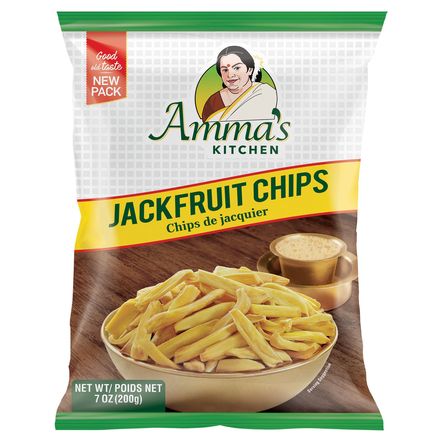 Amma's Kitchen Jackfruit Chips - 200 Gm (7 Oz)