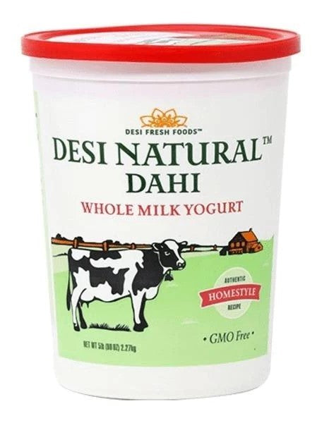 Desi Natural Dahi Whole Milk Yogurt - 4 Lb (64 Oz)
