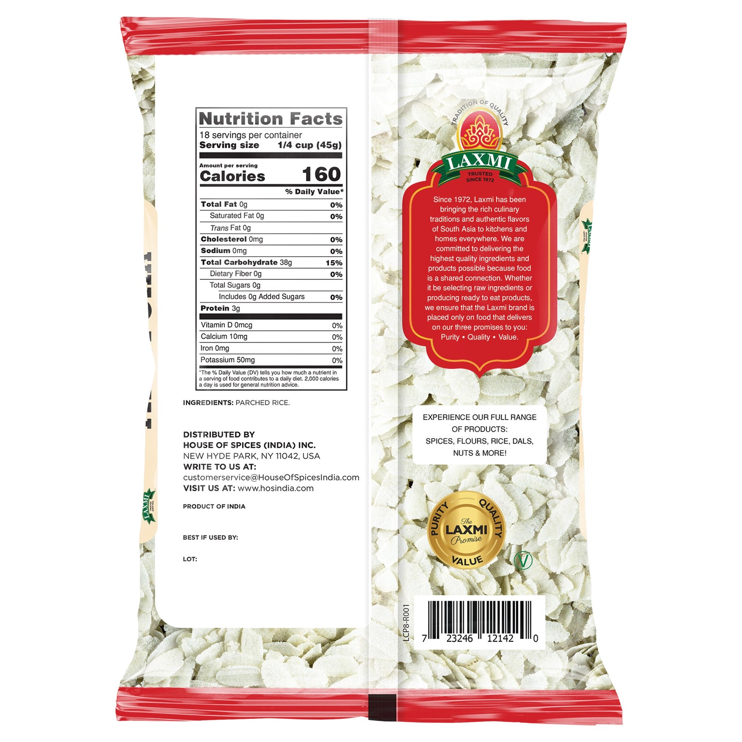 Laxmi Poha Thin - 800 Gm (1.76 Lb)