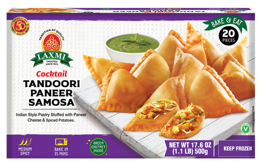 Laxmi Tandoori Paneer Samosa- 500 Gm