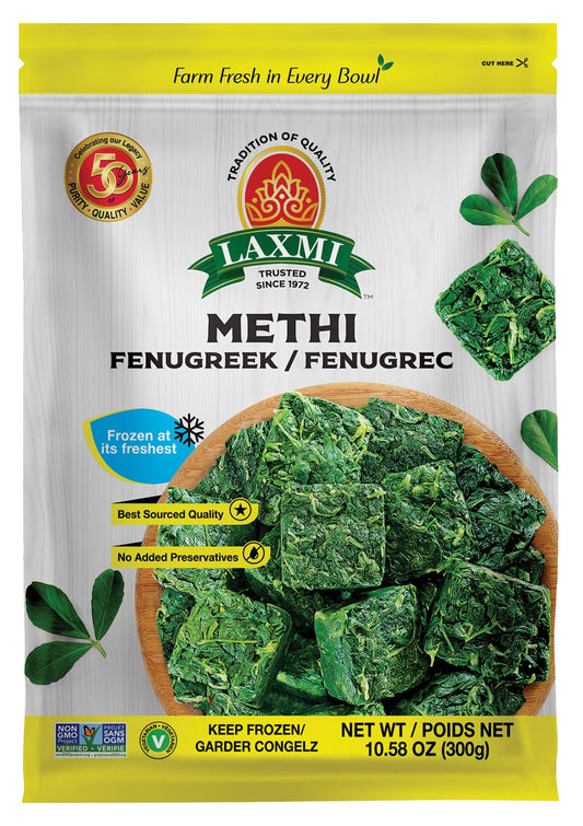 Laxmi Frozen Methi - 300 Gm (10.58 Oz)