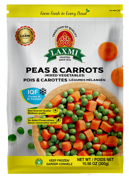 Laxmi Peas & Carrots- 300 Gm