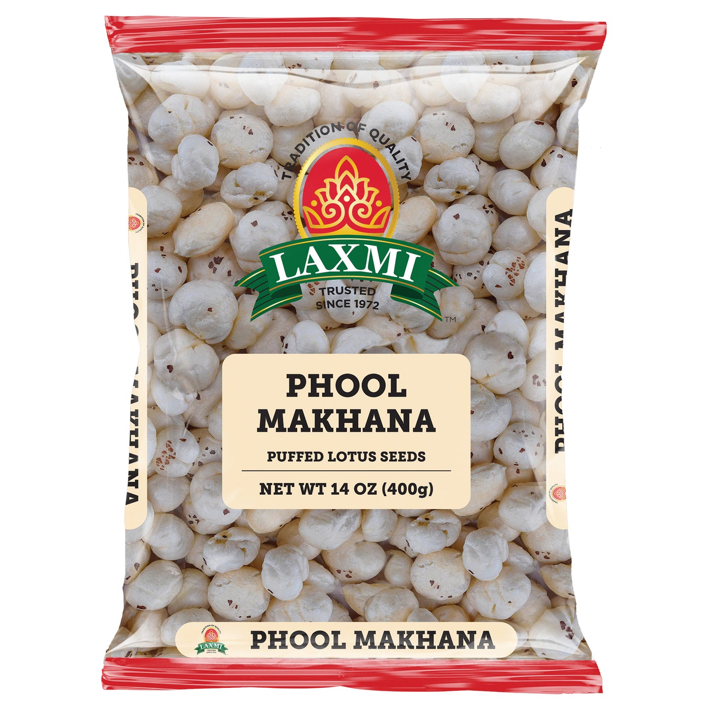 Laxmi Phool Makhana - 400 Gm (14 Oz)