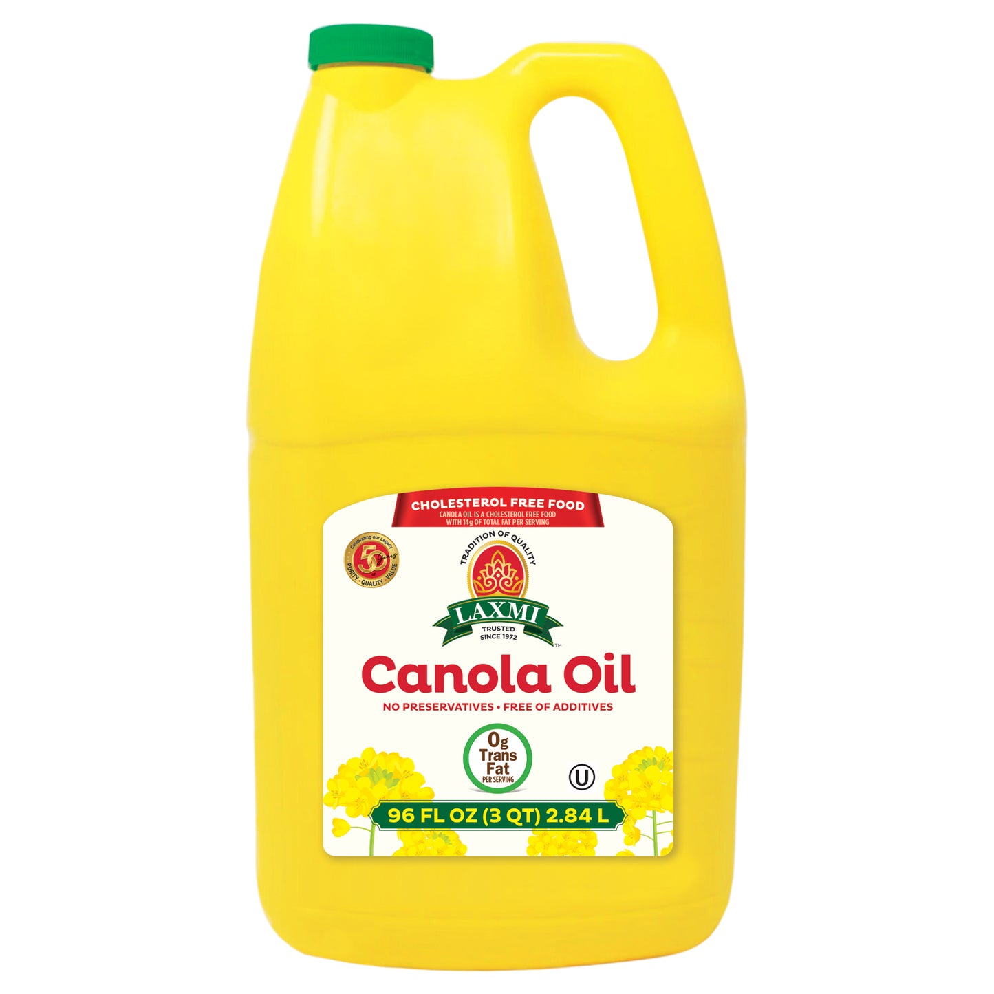 Laxmi Canola Oil - 96 Fl Oz (2.84 L)