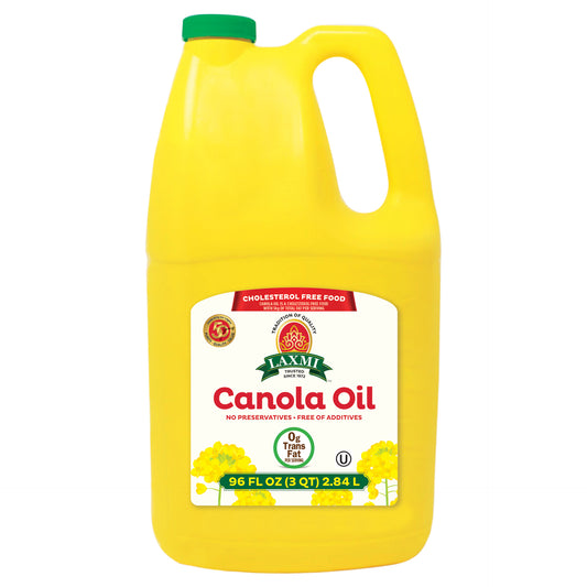 Laxmi Canola Oil - 96 Fl Oz (2.84 L)