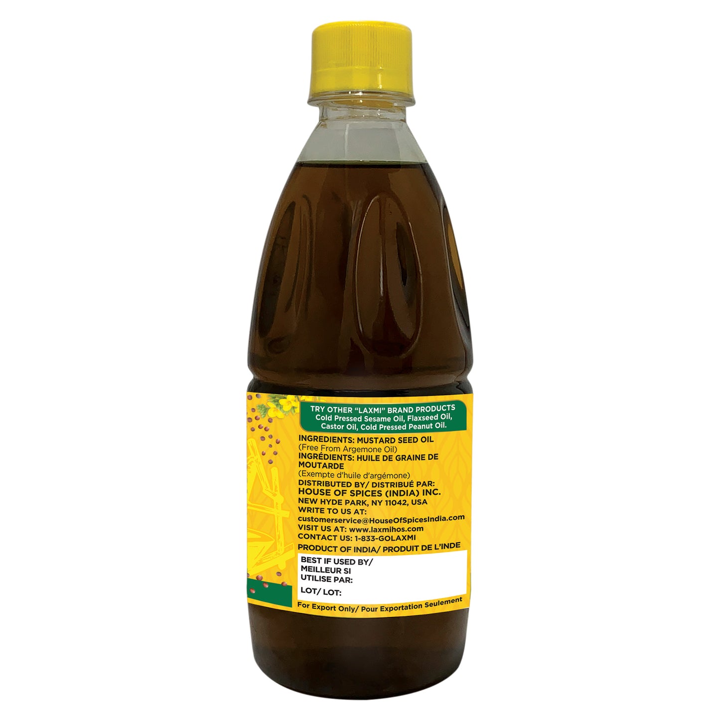 Laxmi Mustard Oil - 500 Ml (17 Fl Oz)