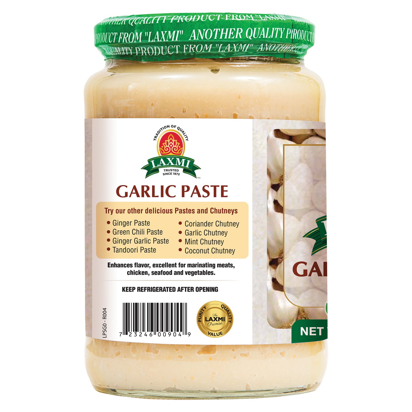 Laxmi Garlic Paste - 24 Oz (680 Gm)