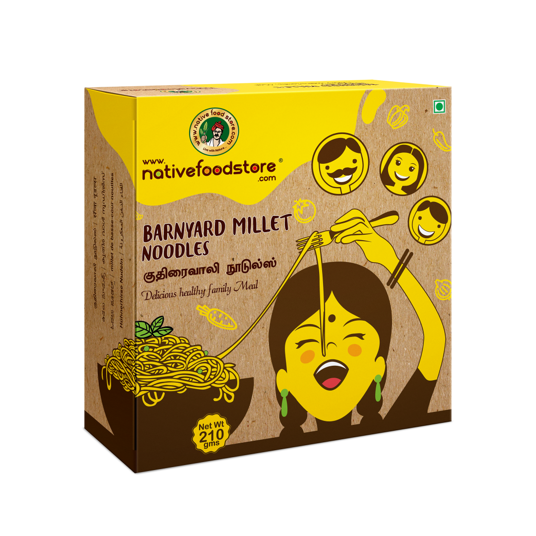 Native Foods Barnyard Millet Noodles - 210 Gm (7.4 Oz)