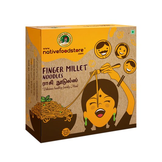 Native Foods Finger Millet Noodles - 210 Gm (7.4 Oz)