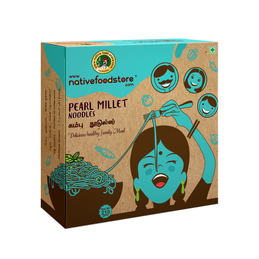 Native Foods Pearl Millet Noodles - 210 Gm (7.4 Oz)
