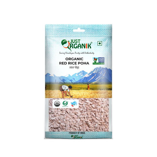 Just Organik Red Rice Poha- 2 Lb (908 Gm)