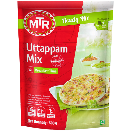 MTR Breakfast Mix Uttappam - 500 Gm (17.8 Oz)