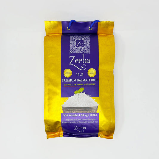Zeeba Super Basmati Rice - 10 Lb (4.54 Kg)