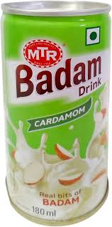 MTR Badam Drink Cardamom Flavor  - 180 Ml (6 Fl Oz)