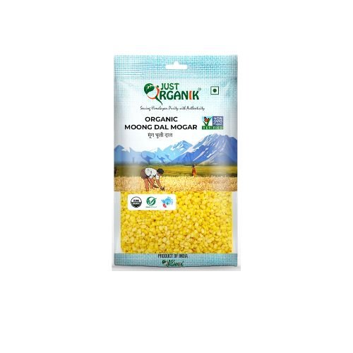 Just Organik Moong Dal Split- 4LB