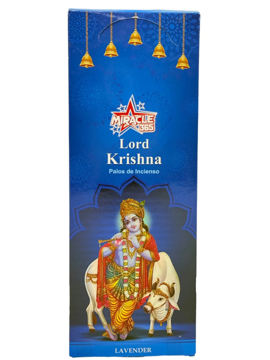 Miracle 365 Incense Lord Krishna 6 Pk - 120 Sticks