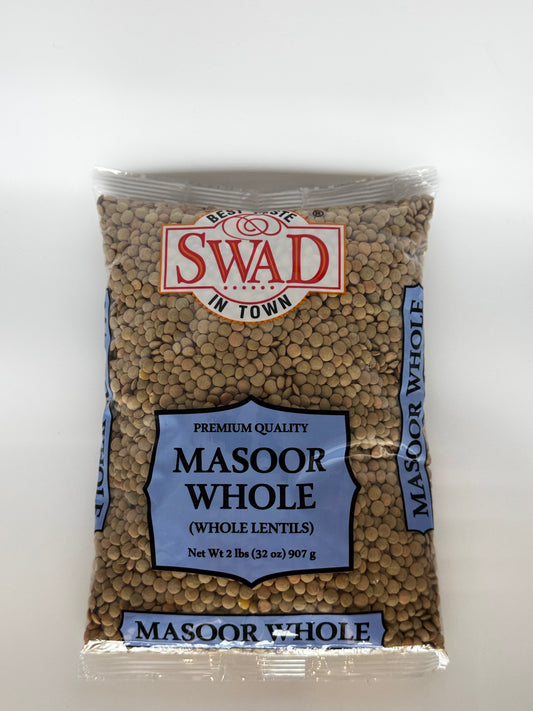 Swad Masoor Whole - 2 Lb (907 Gm)