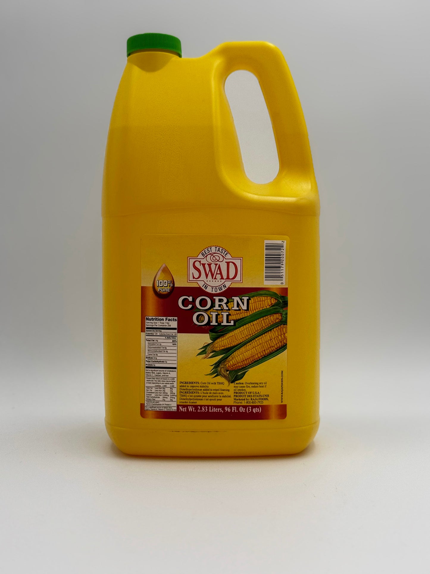 Swad Corn Oil - 2.8 L (96 Fl Oz)
