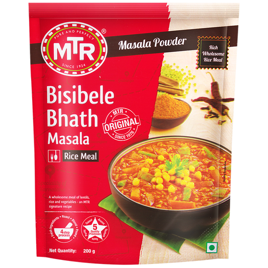 MTR Bisibele Bhath Paste - 200 Gm (7.1 Oz)